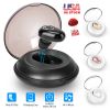 IPX5 Waterproof Unilateral Wireless Earbud Mini In-Ear Headset Rechargeable with Built-in Mic Charging Case Sweat Resistant Earphone