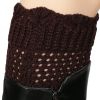 Women Winter Crochet Knit Leg Warmers