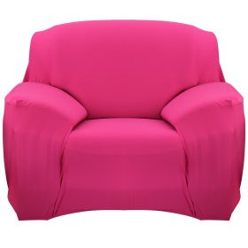 Sofa Cover Printed Stretch Sofa Furniture Cover Soft Sofa Slipcover Polyester Furniture Protector Cover (Option: SofaCover RoseRed1S)