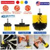 3Pcs/Set Drill Brush Power Scrubber Cleaning Brush for Car Carpet Wall Tile Tub Cleaner Combo