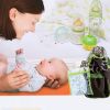 Baby Nappy Diaper Bags Mummy Diaper Duffel Shoulder Bags w/ Wipeable Diaper Changing Pad Transparent Bag Travel Tote Handbags For Overnights
