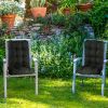 Rocking Chair Cushion 2 Pieces Back Seat Sets with Non-Slip Ties Polyester Fiber Filling 
Comfortable for Indoor Home Office Car