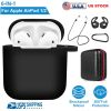 Silicone Case for Apple AirPod 1 2 AirPods Protective Cover Skin w/Strap Ear Hooks Watch Band Holder