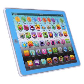 Kid Baby Toddler Tablet Toy Educational Learning Study Tablet Pad Gift for Aged 2 3 4 5 6 7 Girls Boys (Option: KidsTablet Blue)