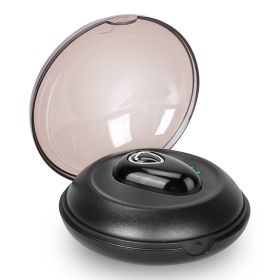 IPX5 Waterproof Unilateral Wireless Earbud Mini In-Ear Headset Rechargeable with Built-in Mic Charging Case Sweat Resistant Earphone (Option: WirelessEarbud Black)