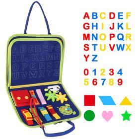 Kids Busy Board Sensory Activity Board Preschool Learning Toys Montessori Educational Gift for 1-6 Years Old Baby Toddler Girls Boys (Option: SensoryBoardToy G)