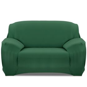 Sofa Cover Printed Stretch Sofa Furniture Cover Soft Sofa Slipcover Polyester Furniture Protector Cover (Option: SofaCover DKGreen2S)