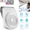 Car Wireless Speakerphone Wireless V4.1 In-Car Speaker Hands-free Calling Music Player Sun Visor Audio Receiver Car Kit