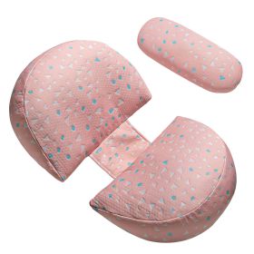Pregnancy Pillows Adjustable Support Maternity Pillow Soft Side Sleeper Pregnancy Pillows Wedge Pillow with Detachable Pillow Cover (Option: Pillow Pink)