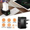 Universal Travel Adapter AC Power Plug Adapter US UK EU AUST Worldwide Socket For Phones Tablet Cameras