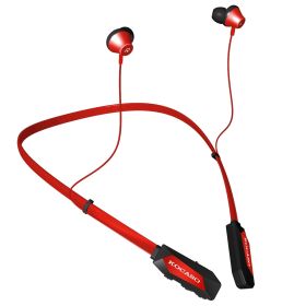 Wireless Neckband Headphones V4.2 Sweat-proof Sport Headsets Earbuds In-Ear Magnetic Neckbands Stereo Earphone Deep Bass Earphone w/Mic 15Hrs Work Run (Option: SportEarbud Red)