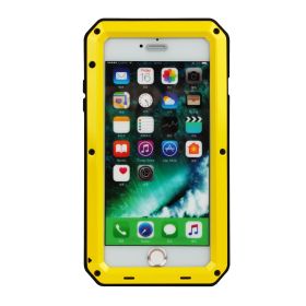 Rugged Shock-Resistant Hybrid Full Cover Case For iPhone 7 (Option: CaseIP7ShockProofCase Yellow)
