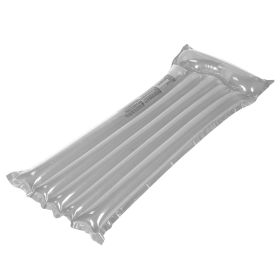 Inflatable Pool Float Raft Foldable Float Lounge Chair Swimming Pool Water Mat with Pillow Air Mat Mattress For Adults & Kids (Option: SurfAirMat SilverGrey)