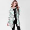 Women Open Front Cardigan Long Sleeve Shawl Neck Breathable Cardigan Well Collection w/ T-Shirt Tank Jeans Leggings