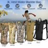 iMounTEK Tactical Hydration Pack 3L Water Bladder Adjustable Water Drink Backpack for Hiking Cycling Climbing Running