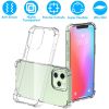 Shockproof Clear Phone Case Soft TPU Transparent Phone Cover Anti-Shock Ultra-Thin Phone Case Cover Fit for iPhone 14/14Plus/14Pro/14Pro Max/13/13Pro/