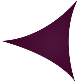 Shade Sail Patio Cover Shade Canopy Camping Sail Awning Sail Sunscreen Shelter Triangle Cover For Kindergarten Playground Outdoor (Option: SunShadeCanopy 11In  PURP)