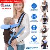 Baby Carrier Breathable Adjustable Wrap Sling Backpack Front Back Chest Infant Carrier Bag