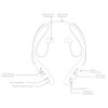 KOCASO Wireless Sports Stereo Hands Free Headset for Phone and Tablet