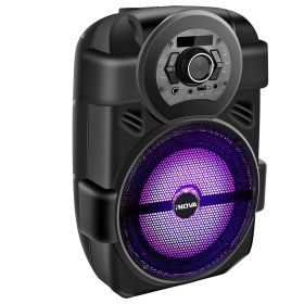 Colorful LED Portable Wireless Party Speaker (Option: iNovaPortablePartySpeaker)
