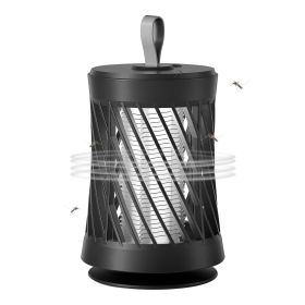 Rechargeable Mosquito Killer Lamp Bug Zapper with Night Light Strap Mosquito Catcher with Max 10594 Cubic Feet Range UV Light for Indoor Outdoor (Option: BugZapper Grey)