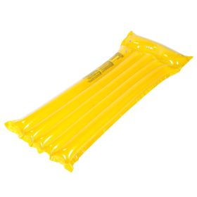 Inflatable Pool Float Raft Foldable Float Lounge Chair Swimming Pool Water Mat with Pillow Air Mat Mattress For Adults & Kids (Option: SurfAirMat Yellow)