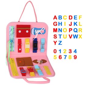 Kids Busy Board Sensory Activity Board Preschool Learning Toys Montessori Educational Gift for 1-6 Years Old Baby Toddler Girls Boys (Option: SensoryBoardToy B)